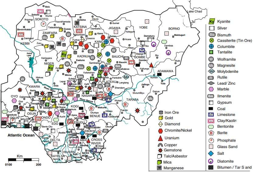 Read more about the article Distribution of Solid Natural Resources Across Nigeria
