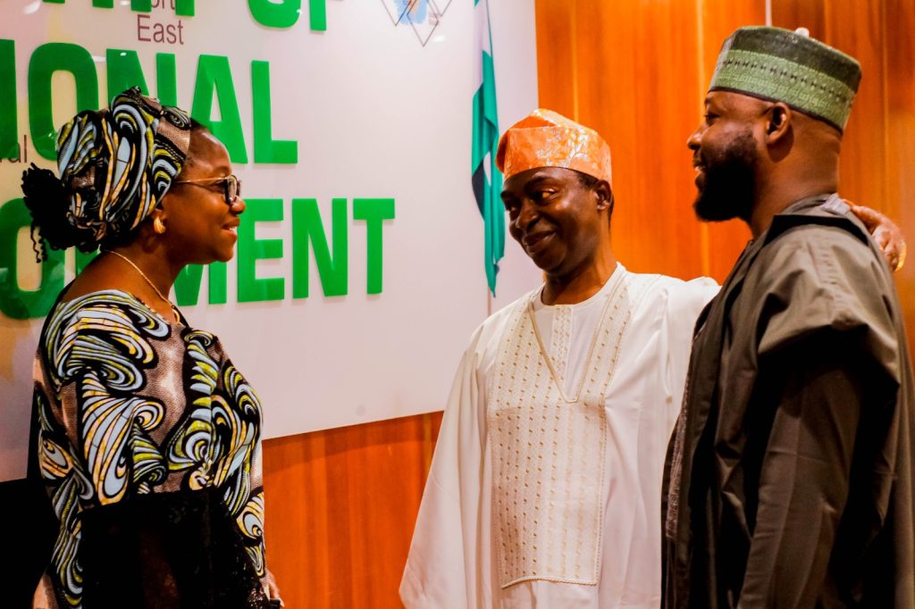 Dr. Mary Ada Ogbe, Dr. Vincent Mkpu and Engr. Abubakar Momoh 